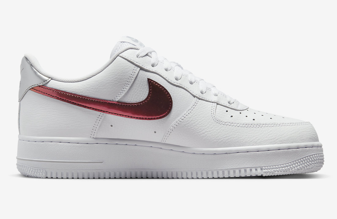 Nike Air Force 1 Low White Picante Red Wolf Grey FD0654-100 Release Date