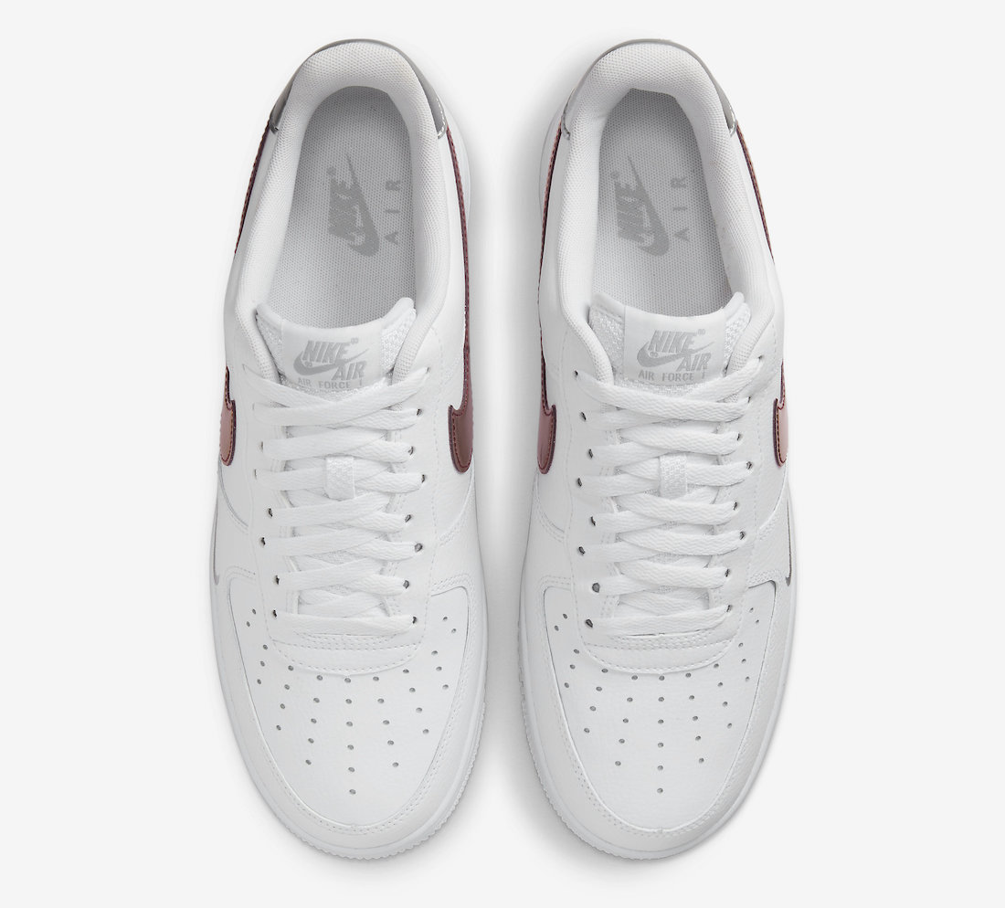 Nike Air Force 1 Low White Picante Red Wolf Grey FD0654-100 Release Date