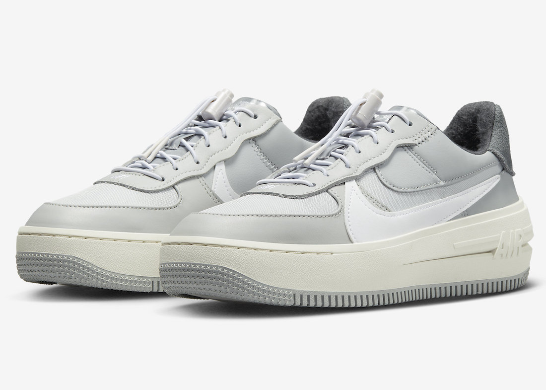 Nike Air Force 1 PLT.AF.ORM Grey White DZ4985-097 Release Date