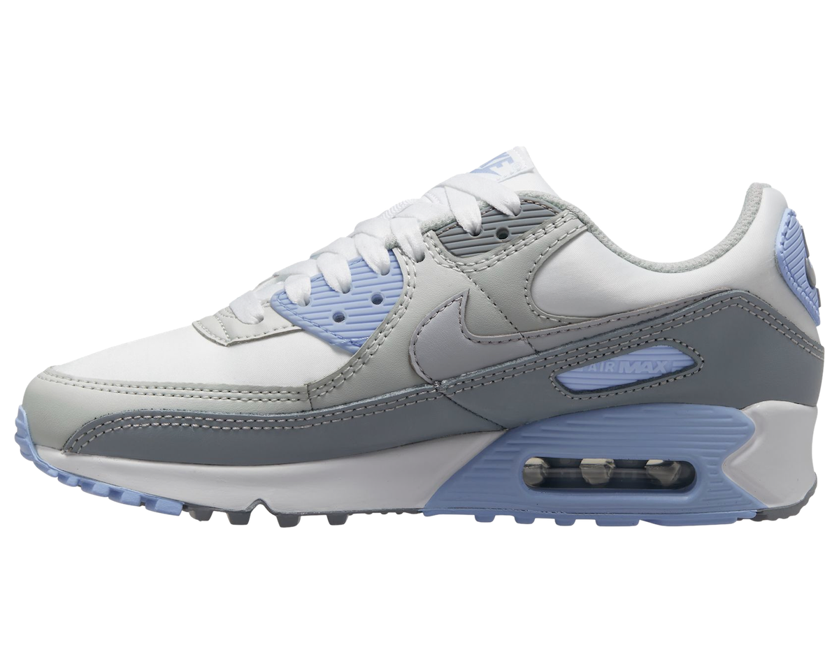 Nike Air Max 90 White Grey Blue FB8570-100 Release Date