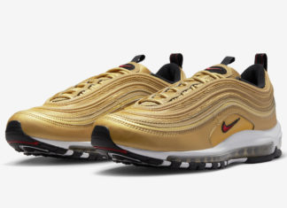 耐克Air Max 97 “金色子弹 “的官方照片