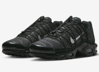 耐克Air Max Plus “Black Reflective “配备了拨动式鞋带