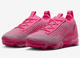 耐克VaporMax Flyknit 2021 “Triple Pink “的官方照片