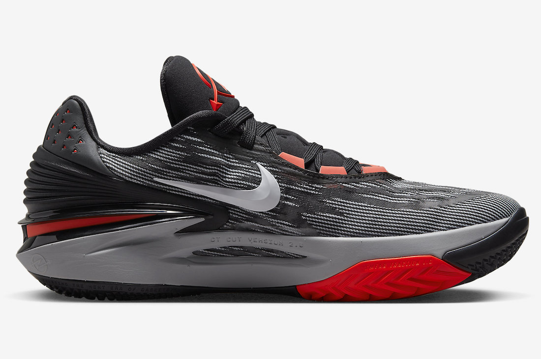 Nike Air Zoom GT Cut 2 Black White Anthracite Bright Crimson DJ6015-001 Release Date