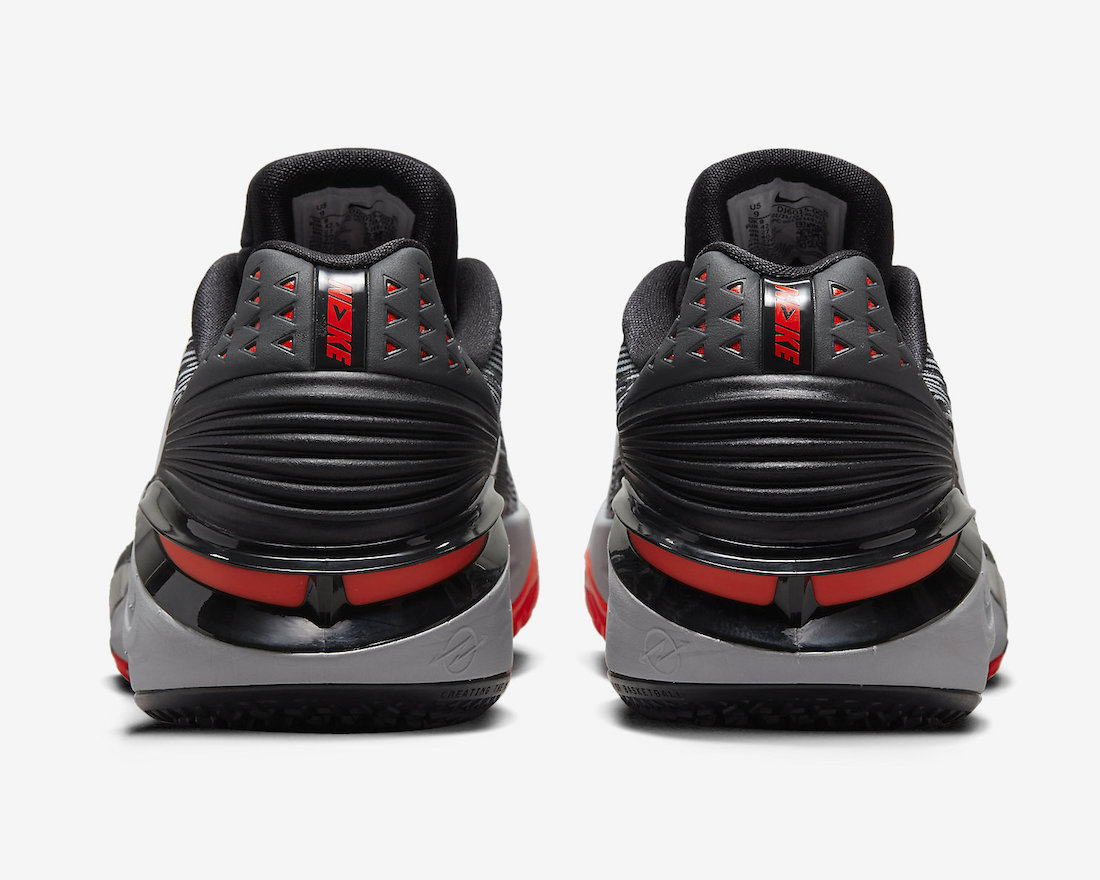 Nike Air Zoom GT Cut 2 Black White Anthracite Bright Crimson DJ6015-001 Release Date