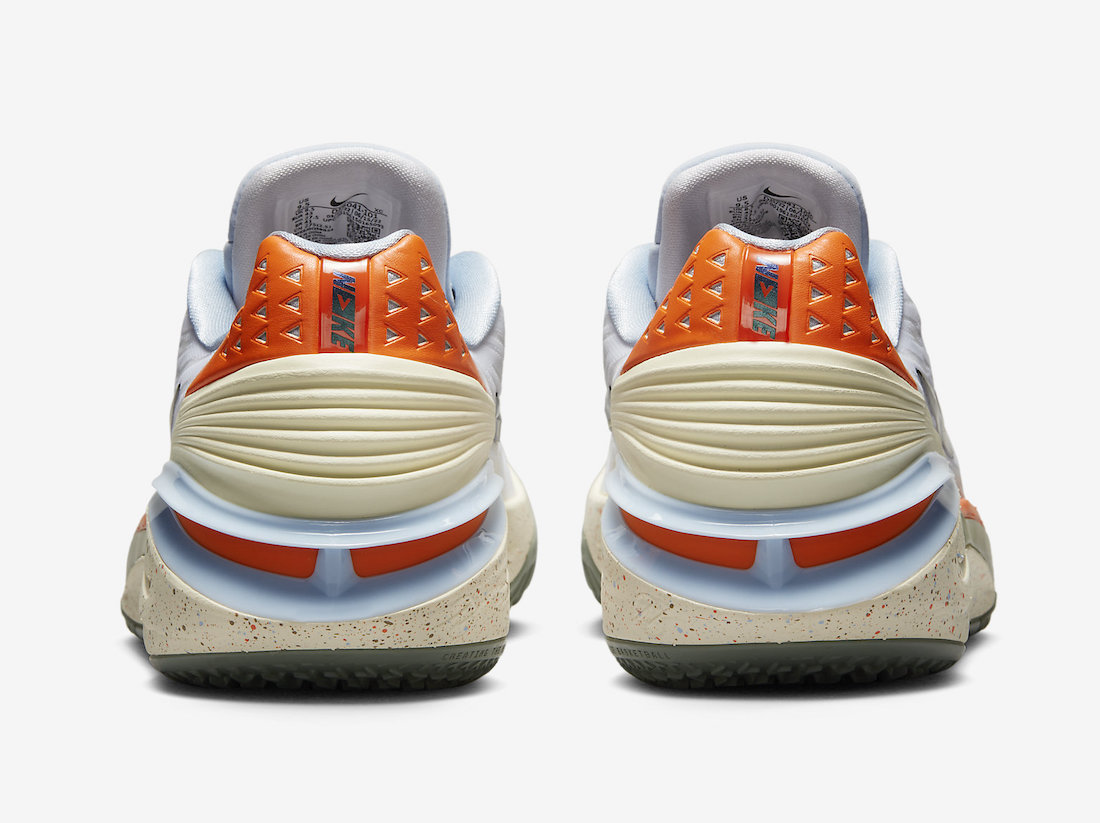 Nike Air Zoom GT Cut 2 White Black Ice Blue Orange DX6041-101 Release Date