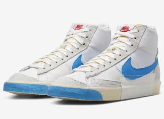 耐克Blazer Mid ’77重制版 “照片蓝 “的官方照片