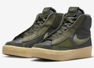 耐克Blazer Mid Victory出现了橄榄色的版本