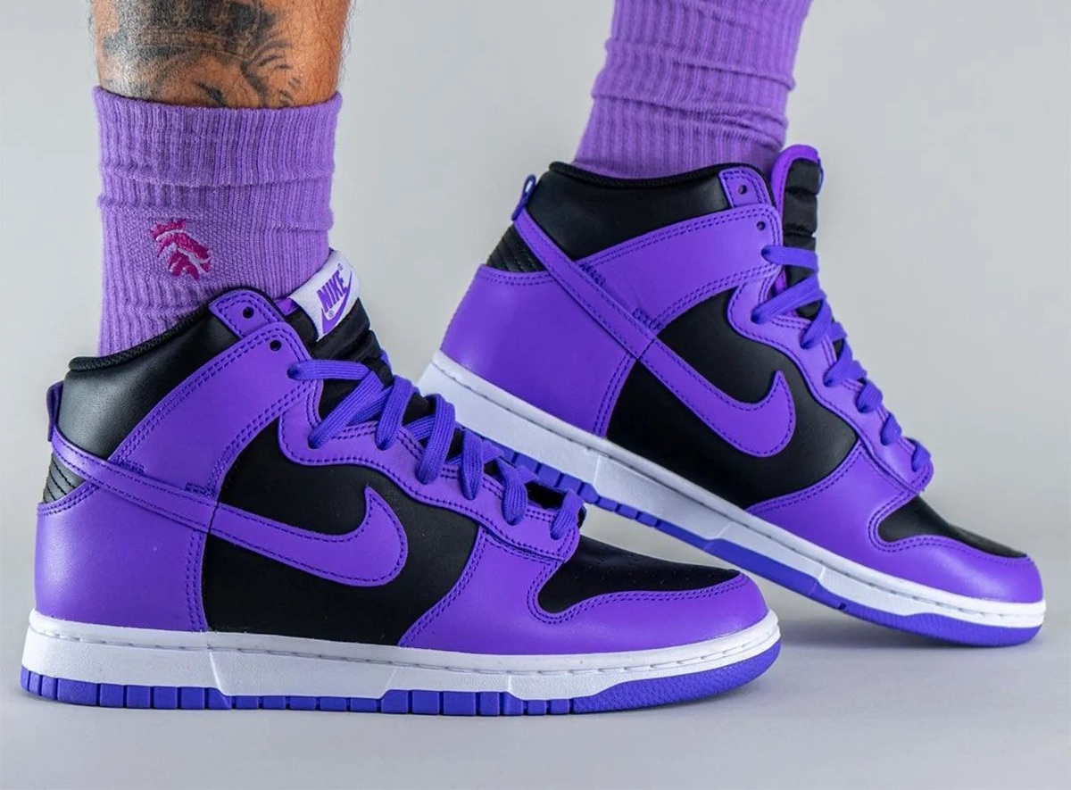 Nike Dunk High Purple Black Release Date