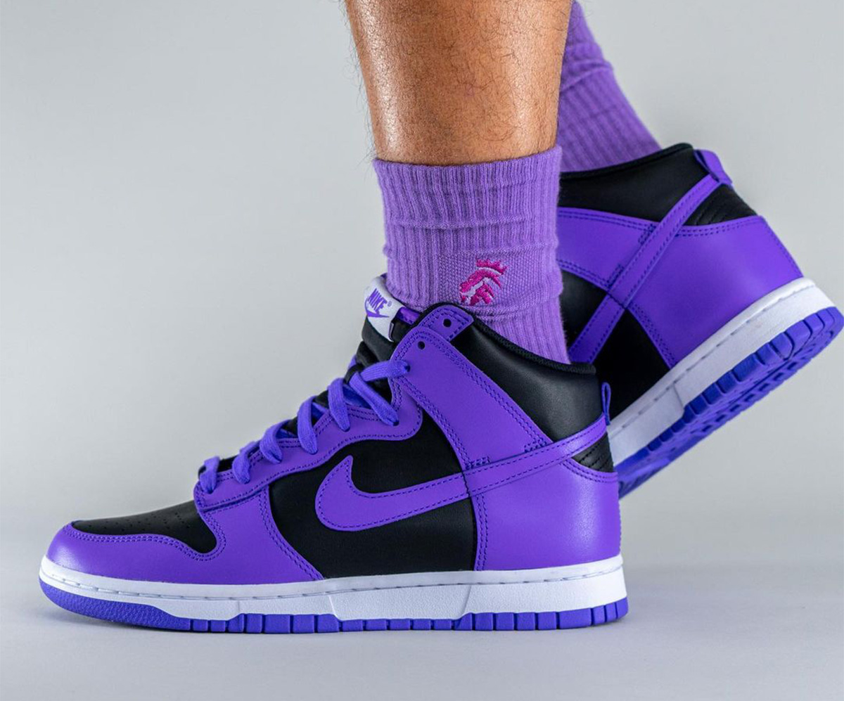 Nike Dunk High Purple Black Release Date