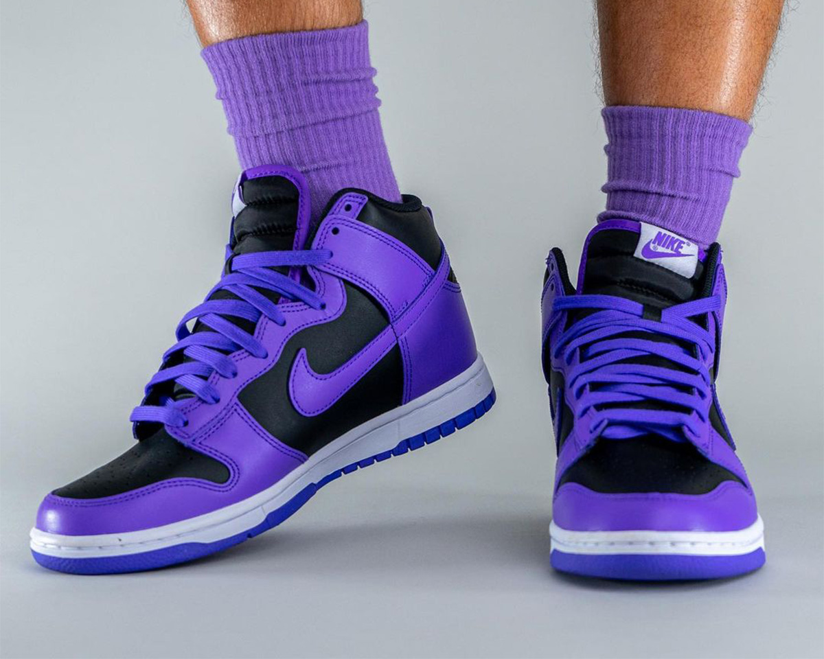 Nike Dunk High Purple Black Release Date