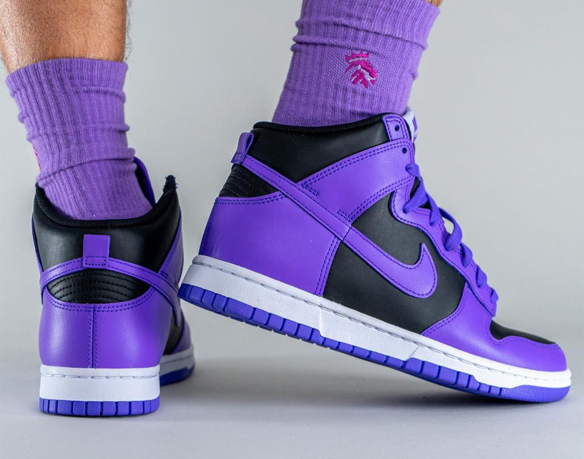 Nike Dunk High Purple Black Release Date