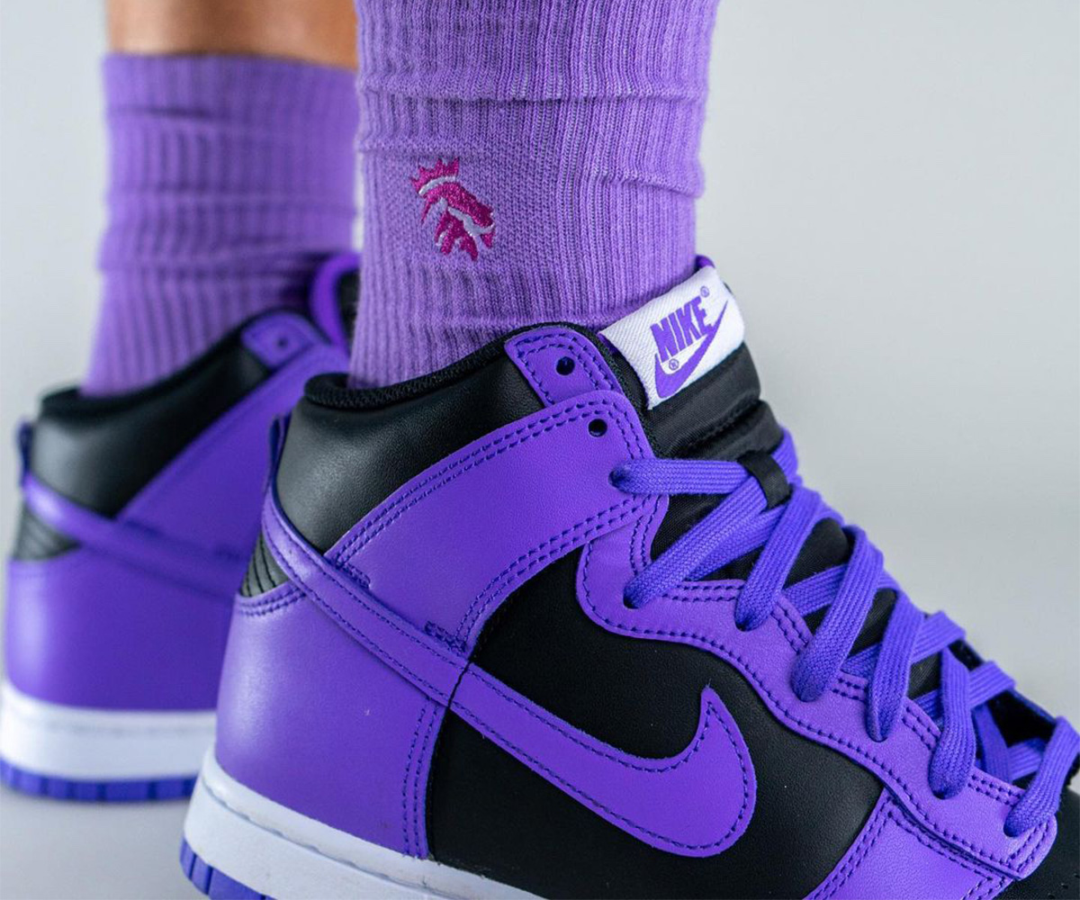 Nike Dunk High Purple Black Release Date