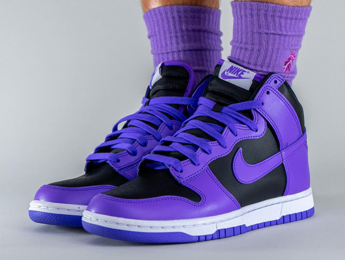 Nike Dunk High Purple Black Release Date