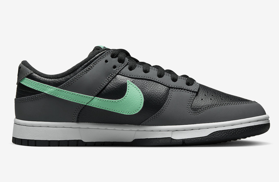 Nike Dunk Low Black Grey Green Glow Release Date