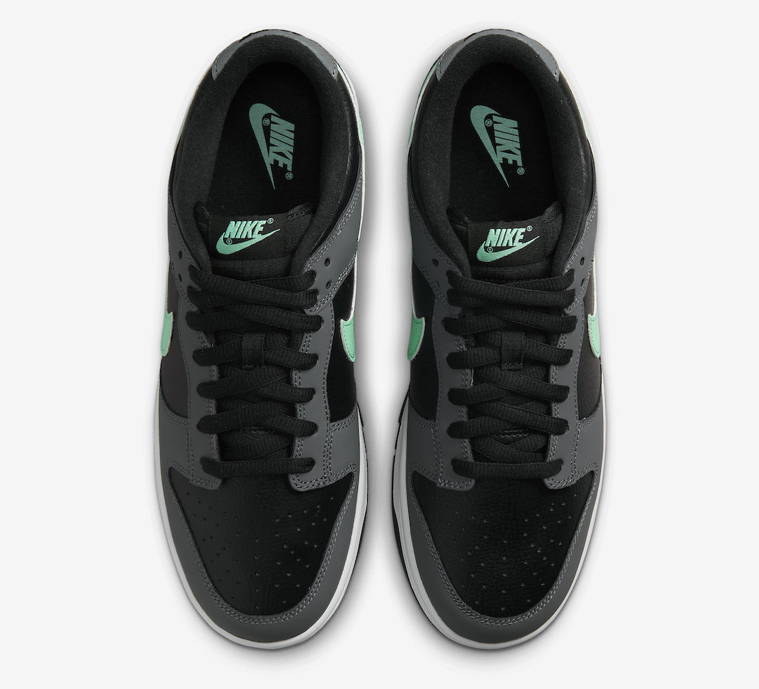 Nike Dunk Low Black Grey Green Glow Release Date