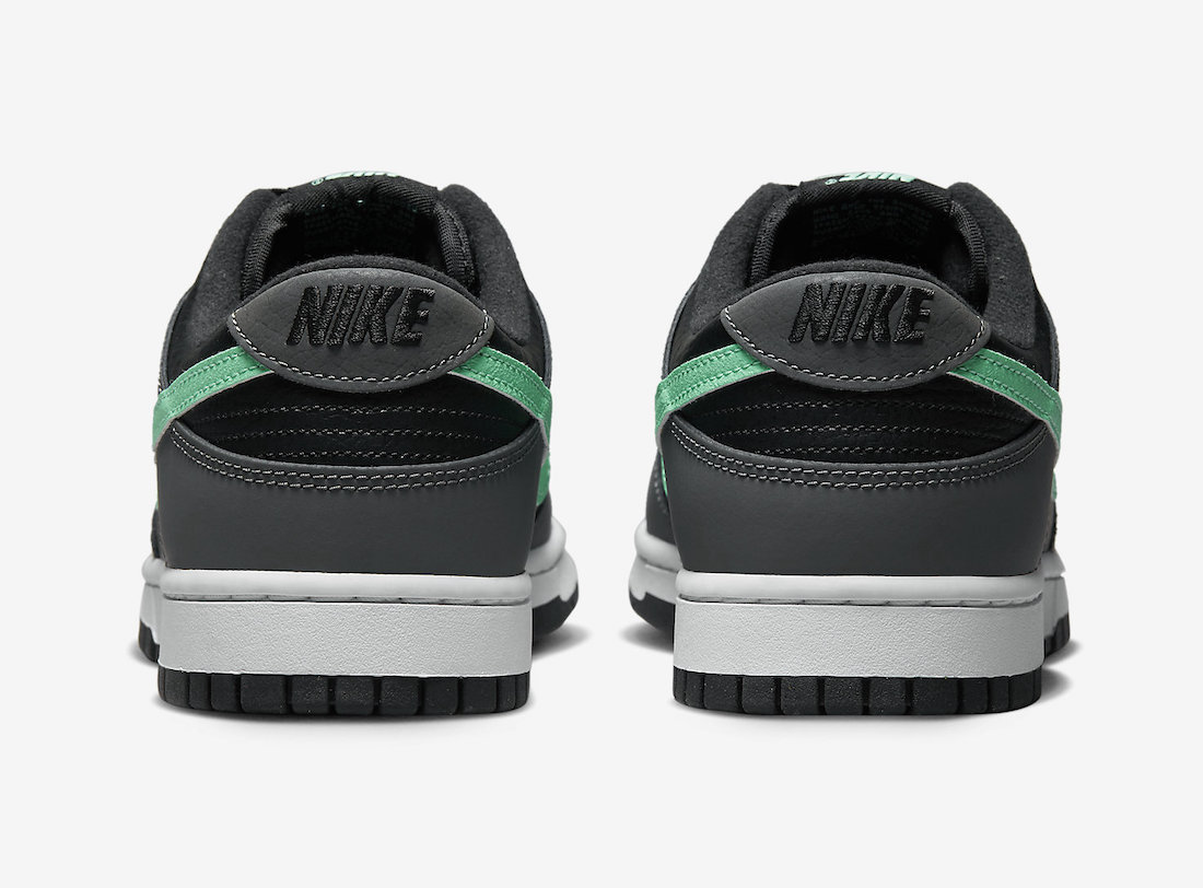 Nike Dunk Low Black Grey Green Glow Release Date