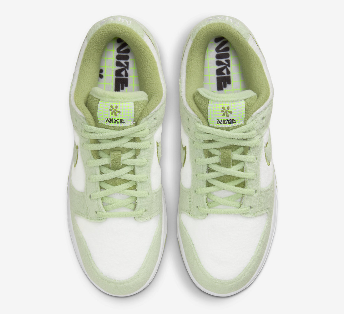 Nike Dunk Low Fleece Green DQ7579-300 Release Date