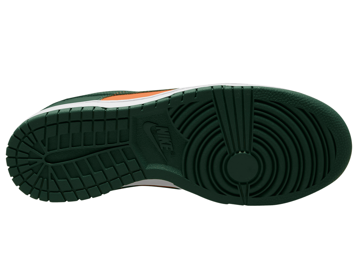 Nike Dunk Low Miami Hurricanes DD1391-300 Release Date