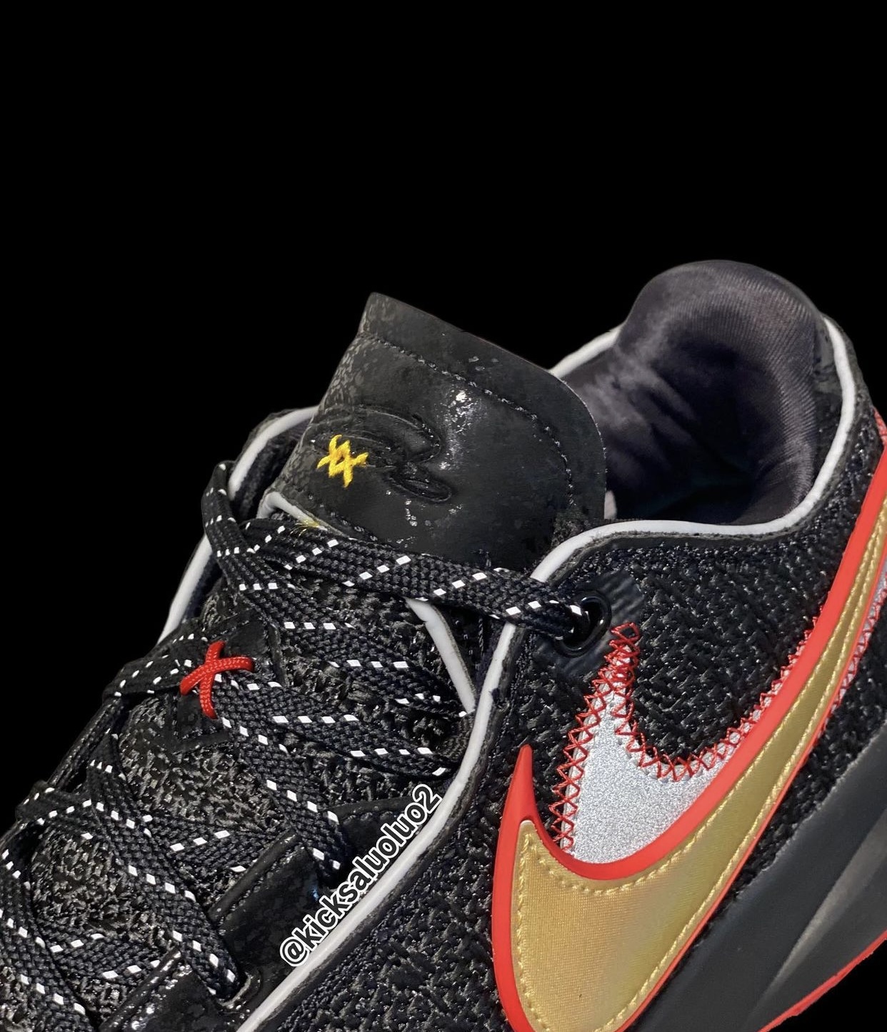 Nike LeBron 20 Black University Red Gold DJ5423-001 Release Date