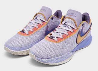 初见。Nike LeBron 20 “Violet Frost”(紫霜)