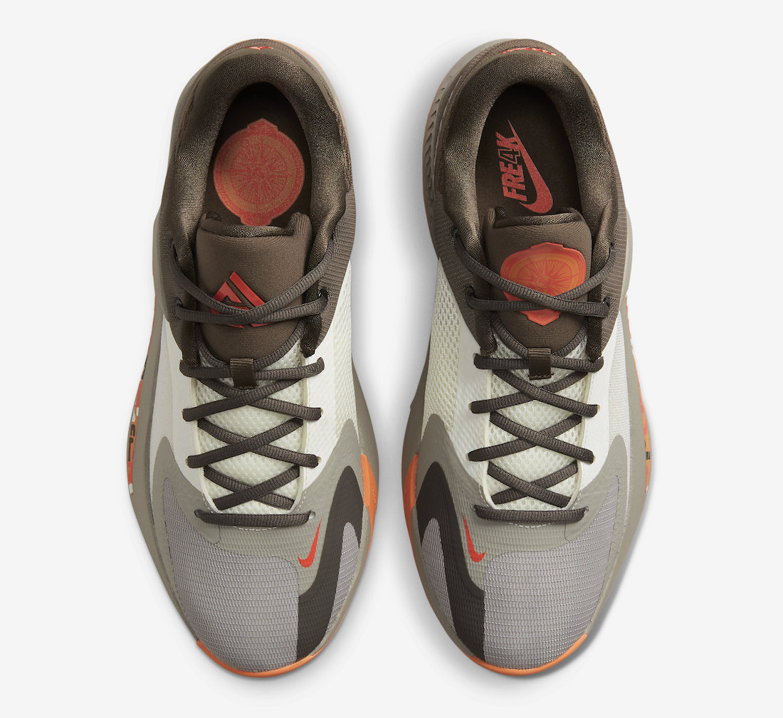 Nike Zoom Freak 4 Ironstone Orange Trance Cobblestone Sail DJ6149-003 Release Date