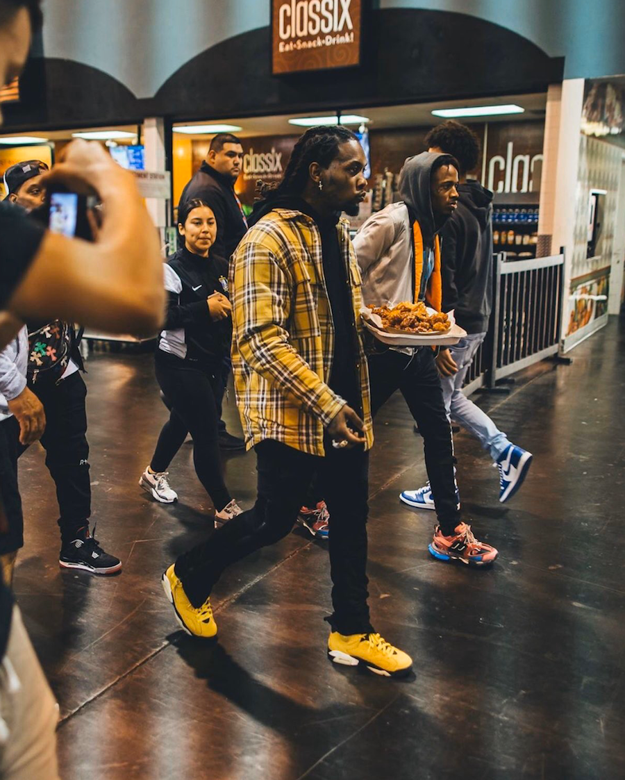 Offset Travis Scott Air Jordan 6 Yellow Offset Travis Scott Air Jordan 6 Yellow
