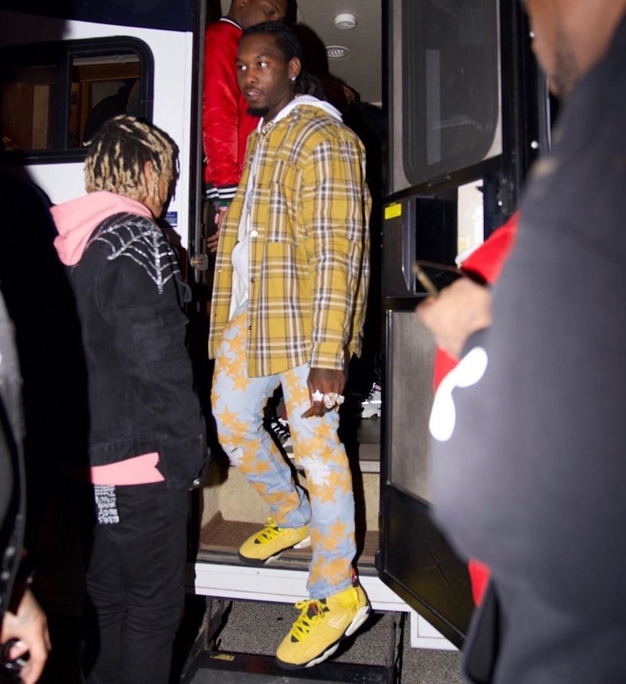 Offset Yellow Travis Scott Air Jordan 6 Release Info