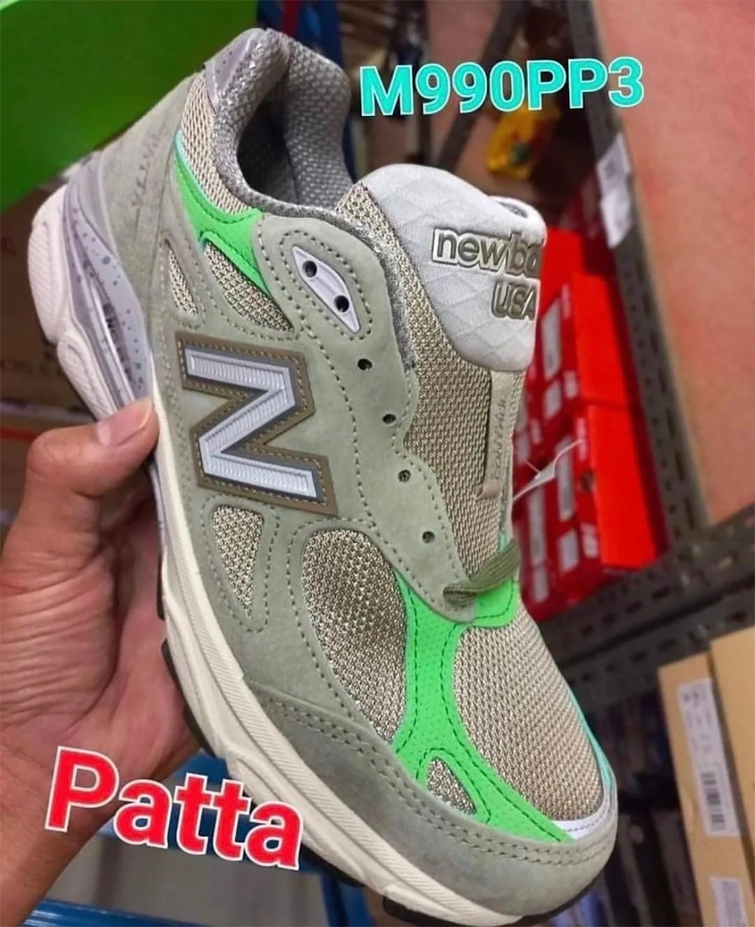 Patta New Balance 990v3 Release Date