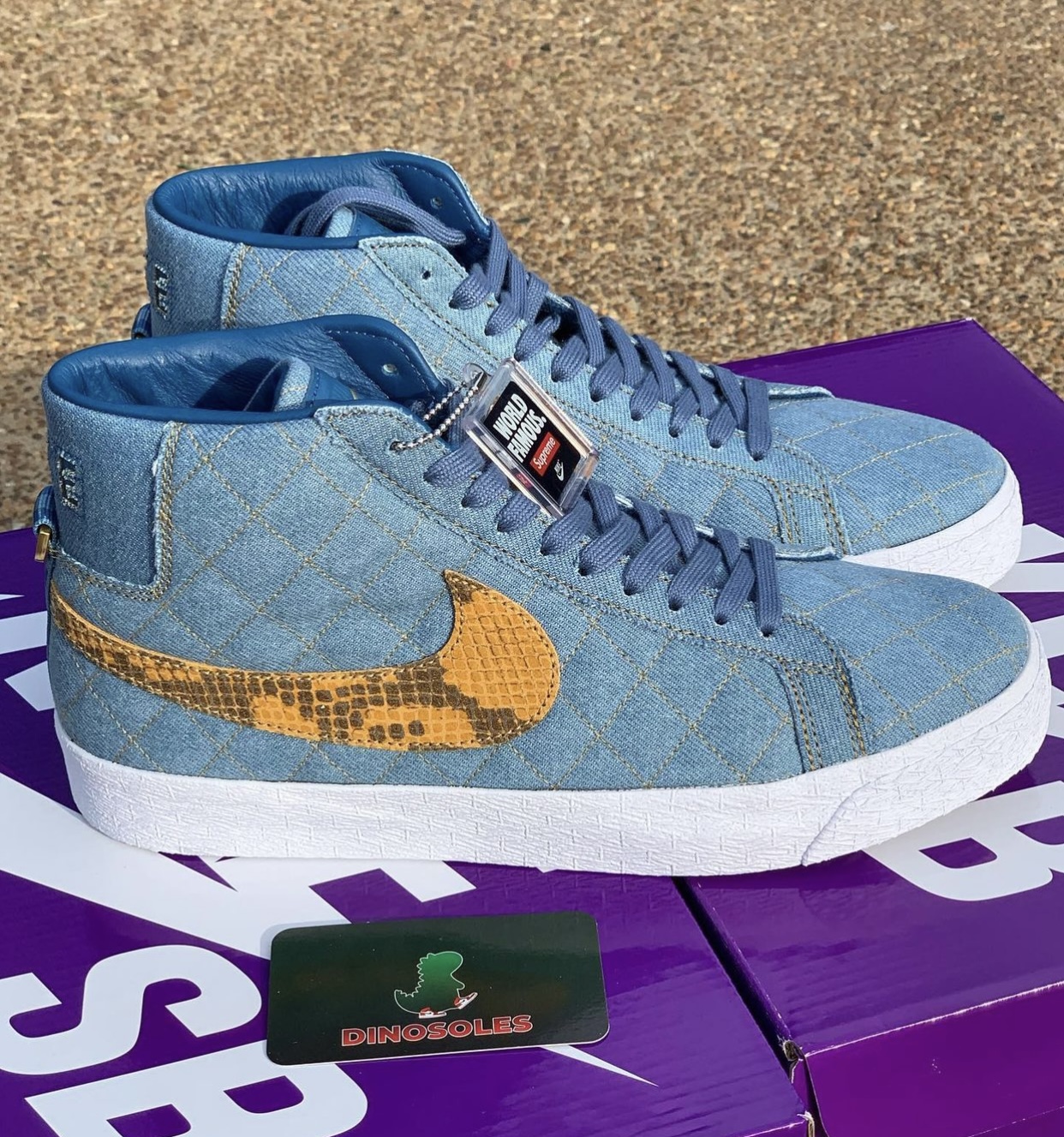 Supreme Nike SB Blazer Mid Industrial Blue DX8421-400 Release Date