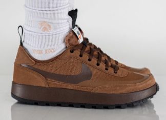 Tom Sachs x NikeCraft General Purpose Shoe “Brown “的现场照片