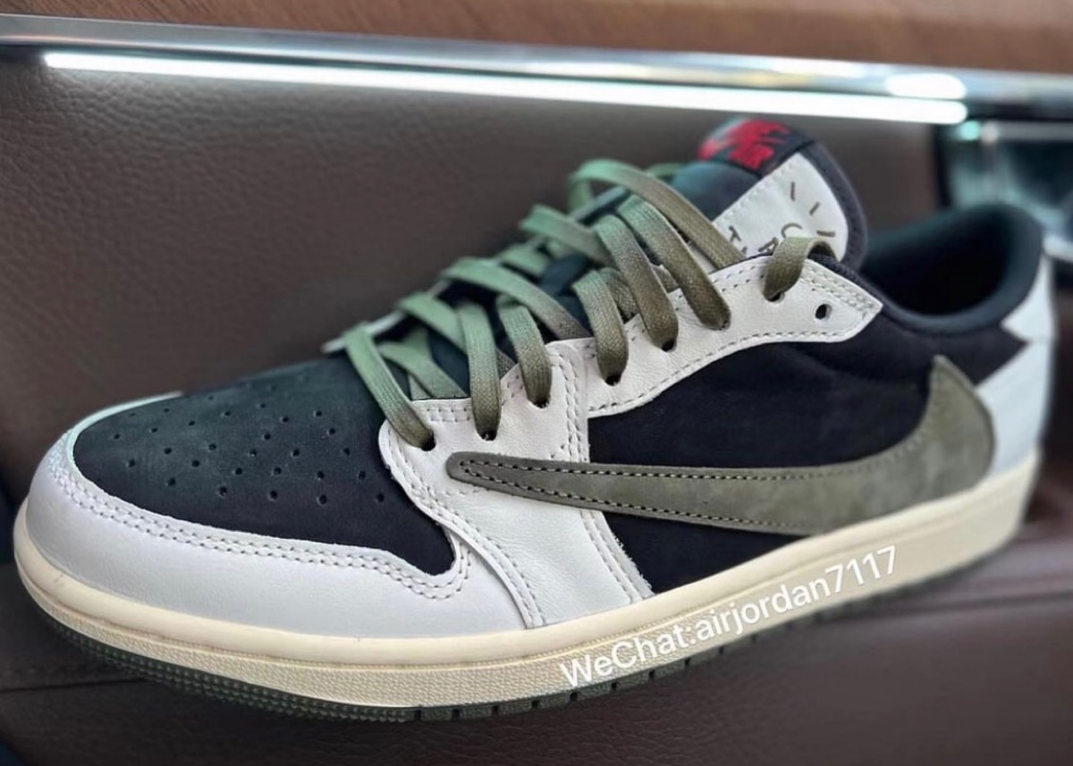 Travis Scott Air Jordan 1 Low OG Olive DZ4137-106 Release Date