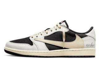 女装Travis Scott x Air Jordan 1 Low OG “Sail Black “即将上市。