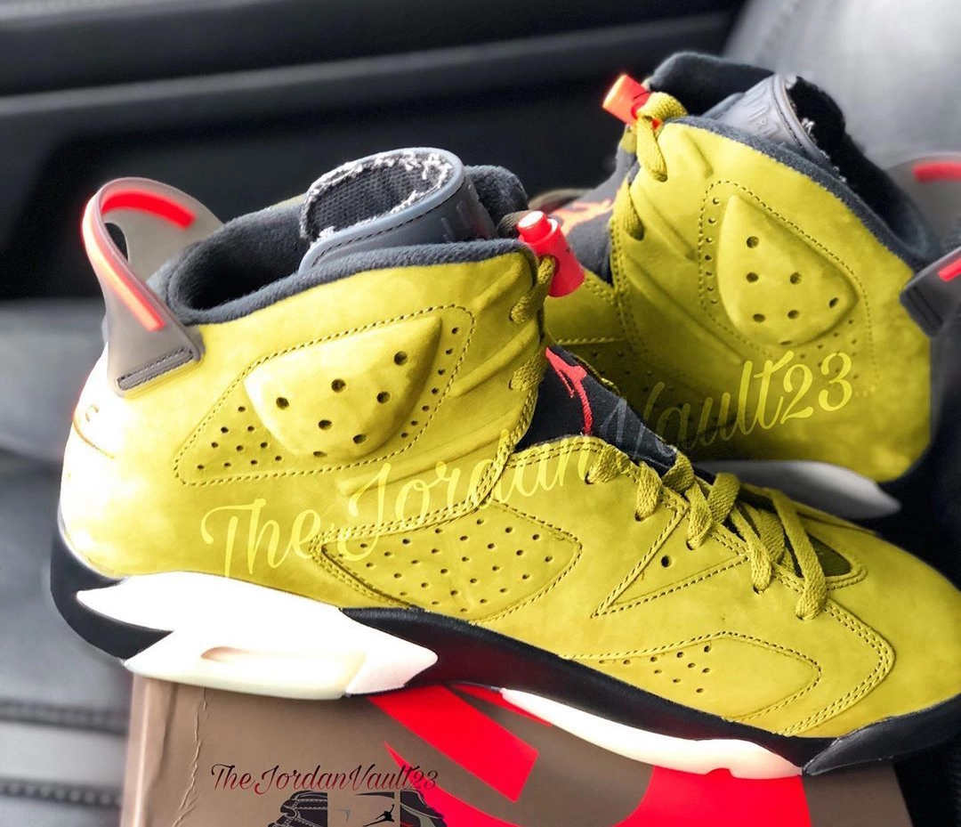 Travis Scott Air Jordan 6 Yellow Cactus Jack Sample Release Date