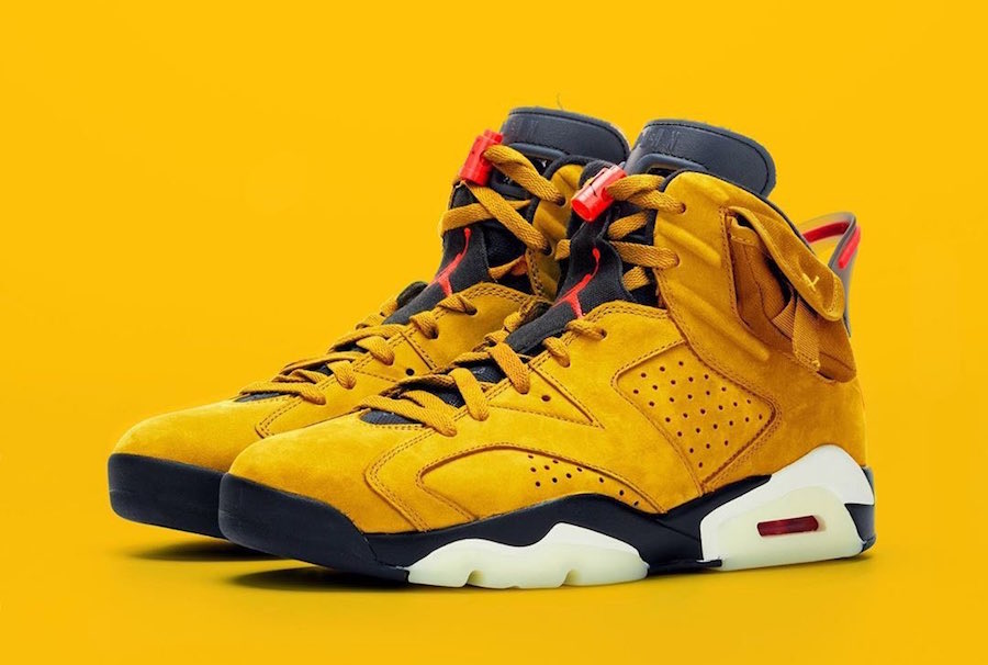 Travis Scott Air Jordan 6 Yellow Cactus Jack