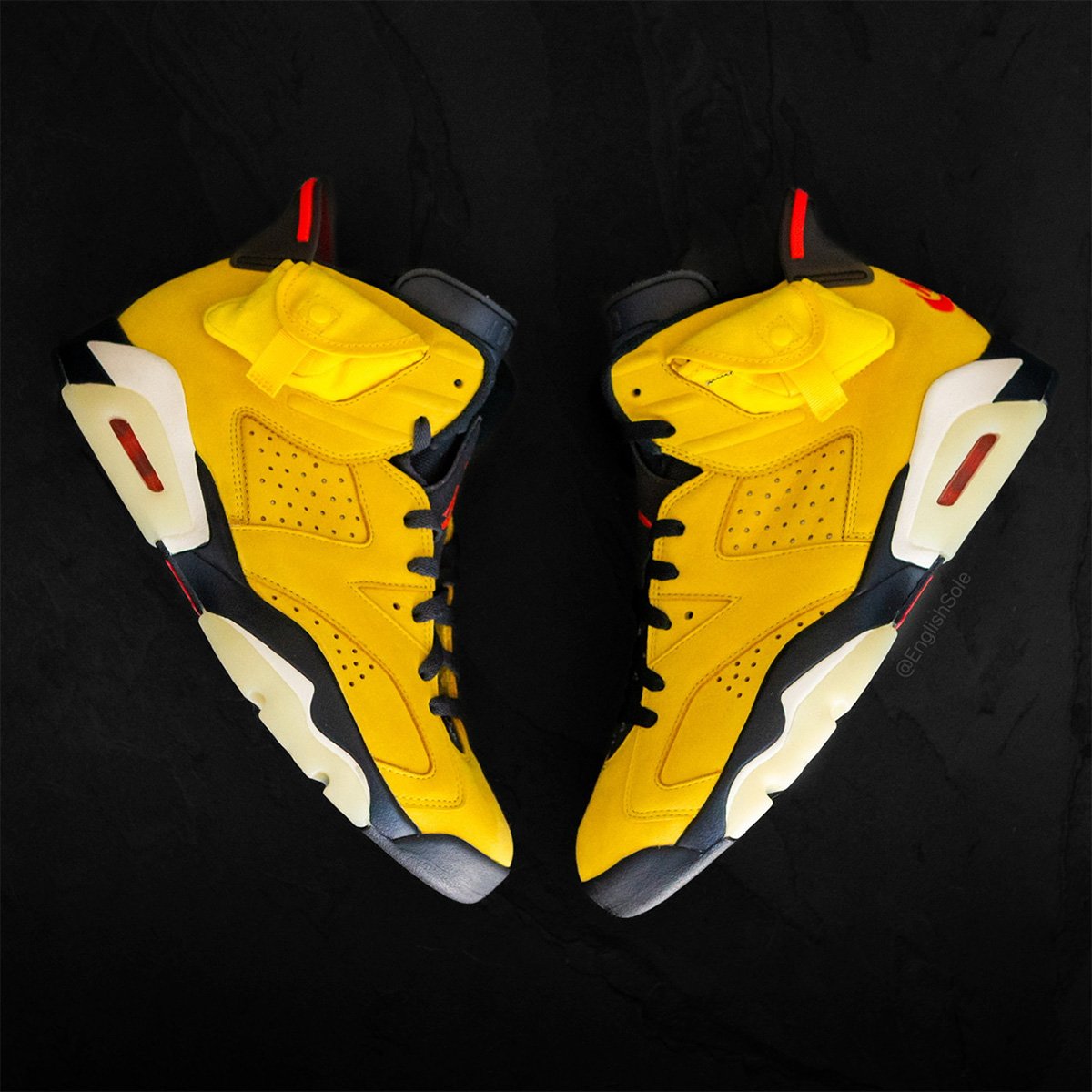 Travis Scott Air Jordan 6 Yellow PE