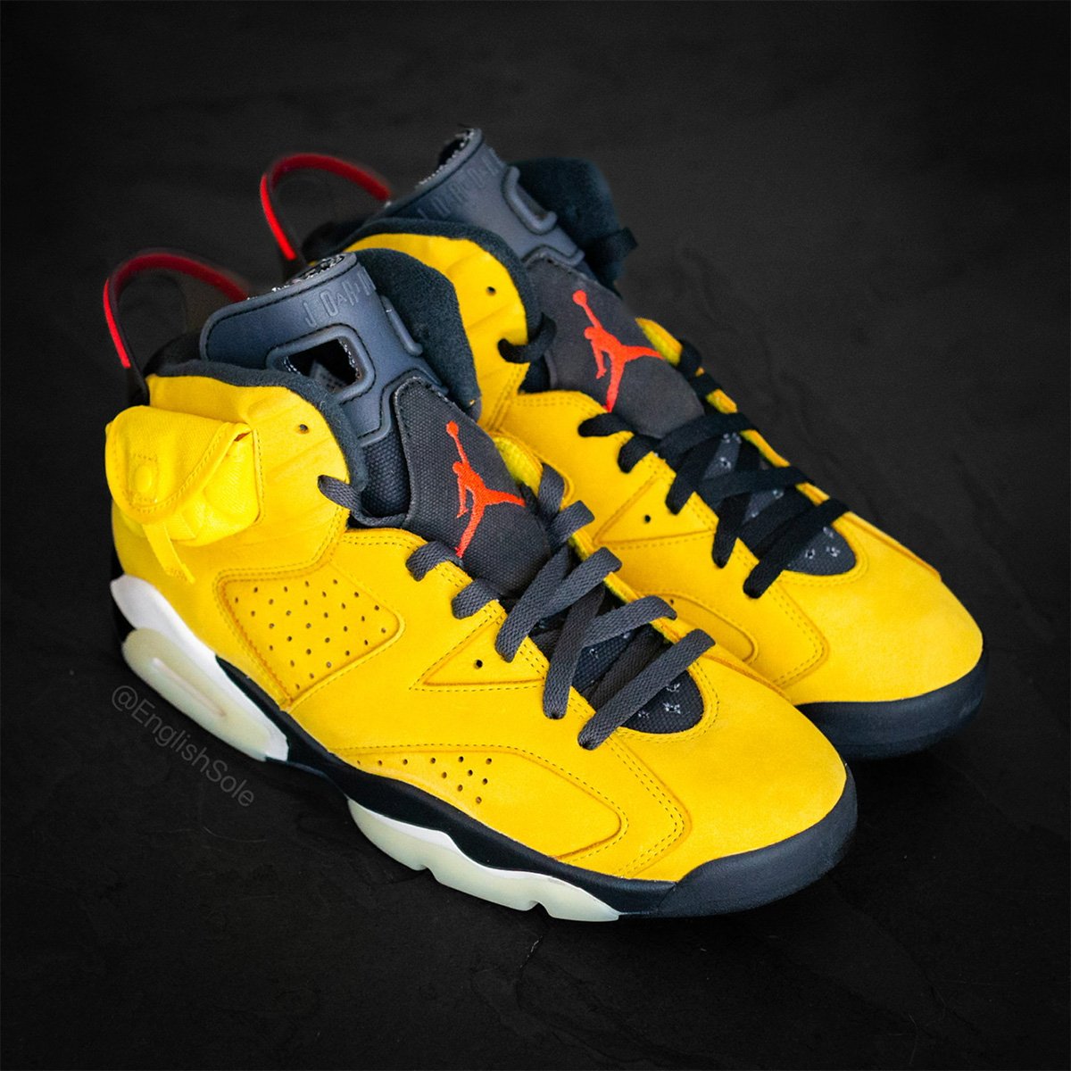 Travis Scott Air Jordan 6 Yellow PE Travis Scott Air Jordan 6 Yellow PE