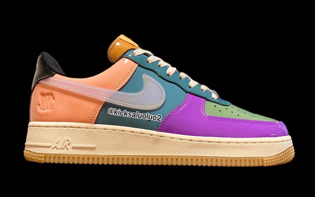 第四款Undefeated x Nike Air Force 1 "Multi Patent "配色揭晓 Undefeated, Nike Air Force 1 Low, Nike Air Force 1, Nike Air, NIKE, Dunk High, Dunk, Air Force 1