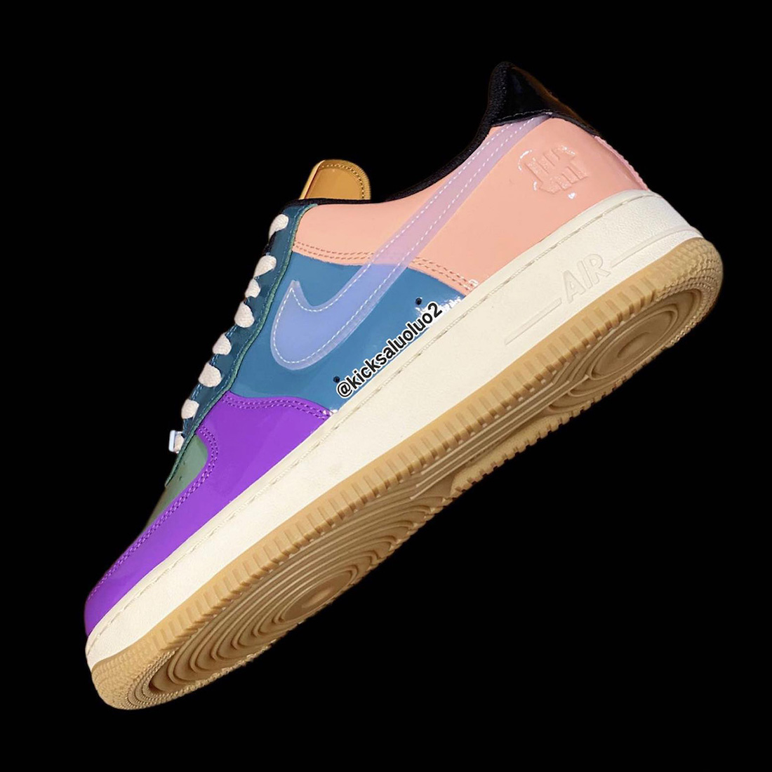 第四款Undefeated x Nike Air Force 1 "Multi Patent "配色揭晓 Undefeated, Nike Air Force 1 Low, Nike Air Force 1, Nike Air, NIKE, Dunk High, Dunk, Air Force 1