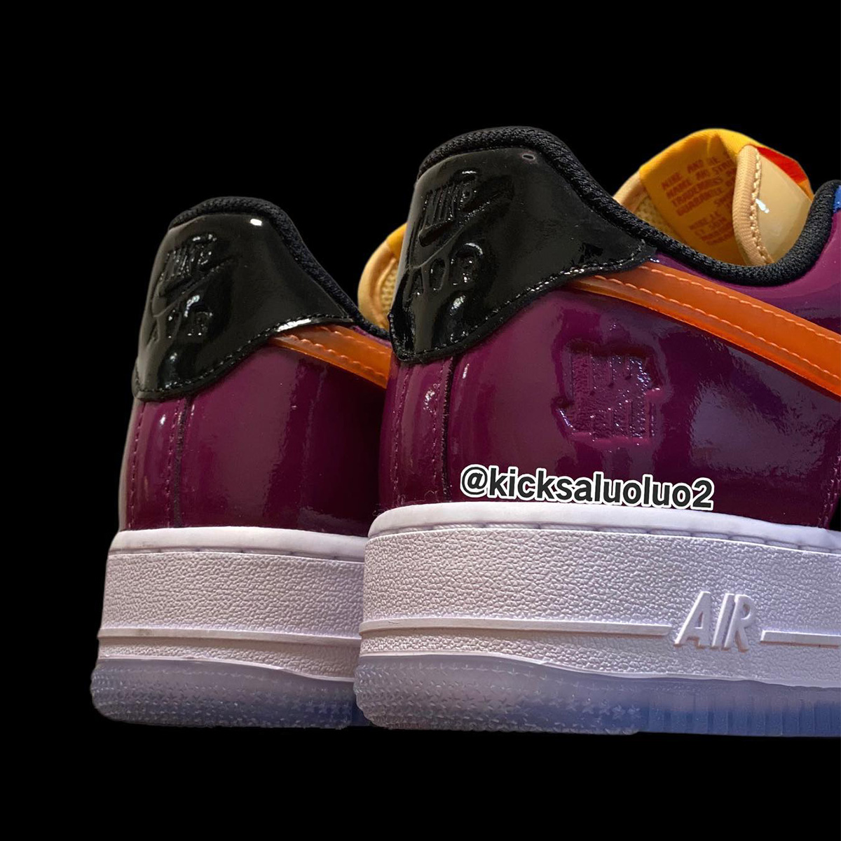 第四款Undefeated x Nike Air Force 1 "Multi Patent "配色揭晓 Undefeated, Nike Air Force 1 Low, Nike Air Force 1, Nike Air, NIKE, Dunk High, Dunk, Air Force 1