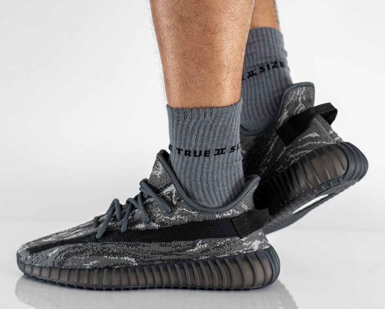 adidas Yeezy Boost 350 V2 MX Grey Release Date On-Feet adidas Yeezy Boost 350 V2 MX Grey Release Date On-Feet