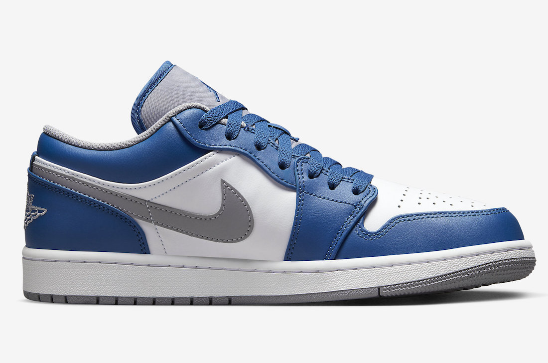 Air Jordan 1 Low True Blue 553558-412 Release Date