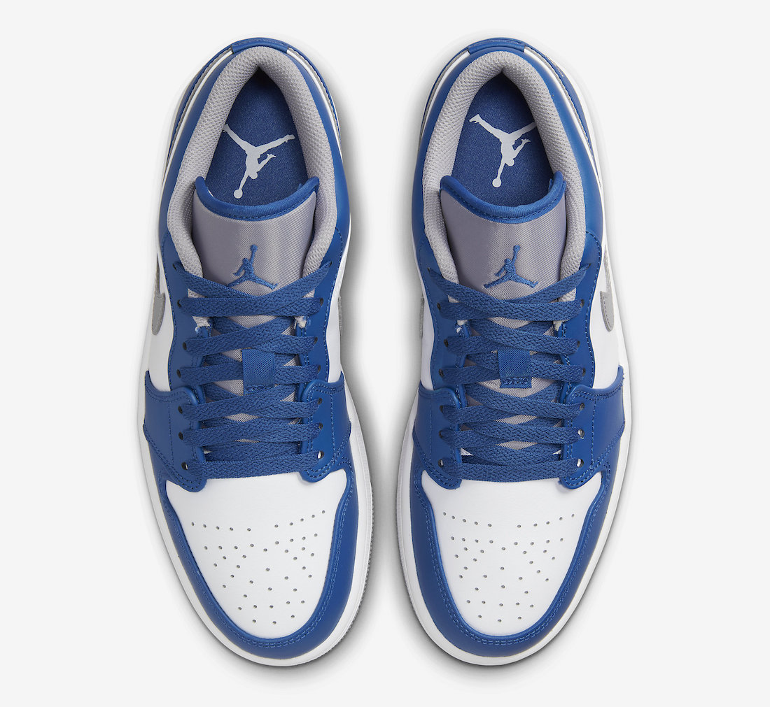 Air Jordan 1 Low True Blue 553558-412 Release Date