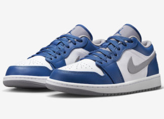 Air Jordan 1 Low “True Blue” 的官方照片