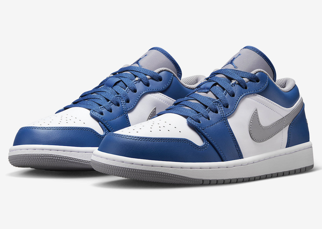 Air Jordan 1 Low True Blue 553558-412 Release Date