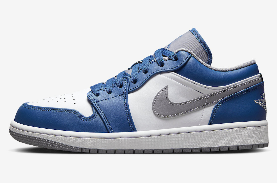 Air Jordan 1 Low True Blue 553558-412 Release Date