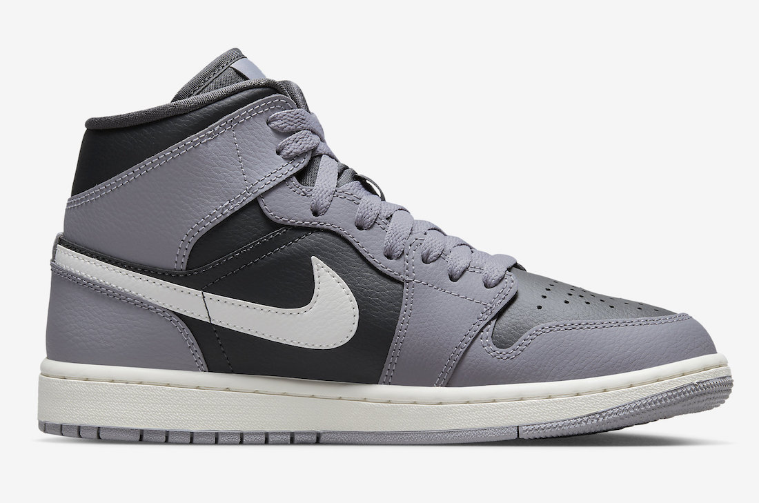 Air Jordan 1 Mid Cement Grey Sail Anthracite BQ6472-022 Release Date