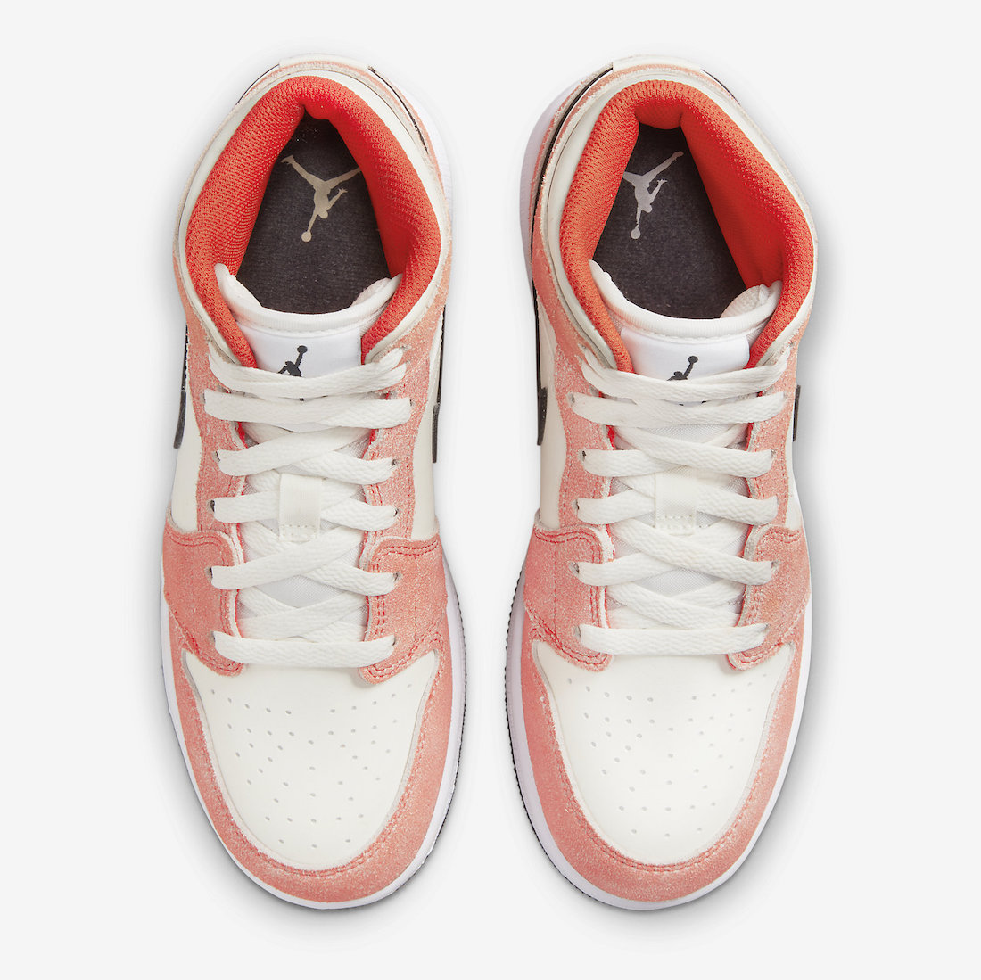 Air Jordan 1 Mid GS Orange Suede DV1336-800 Release Date