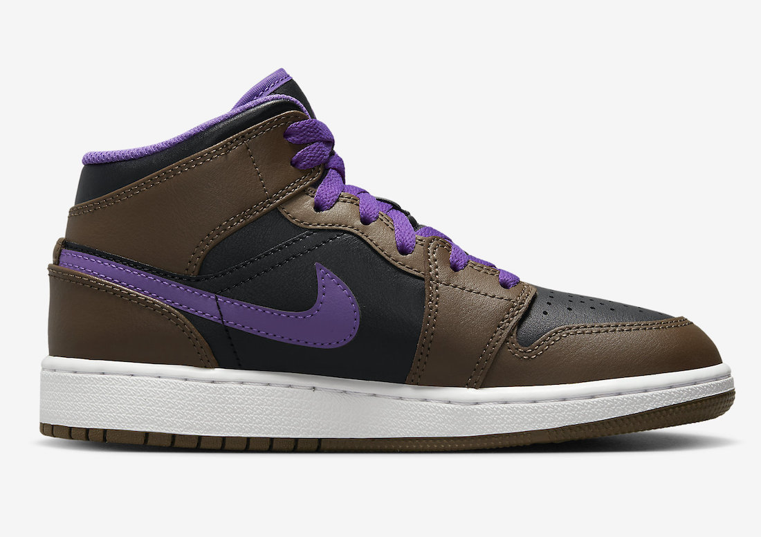 Air Jordan 1 Mid Palomino Wild Berry Black DQ8423-215 Release Date