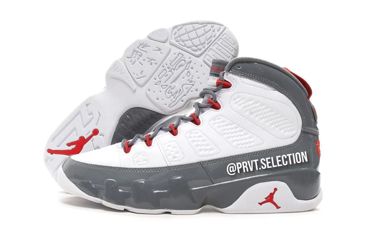 Air Jordan 9 Fire Red Cool Grey CT8019-162 Release Date